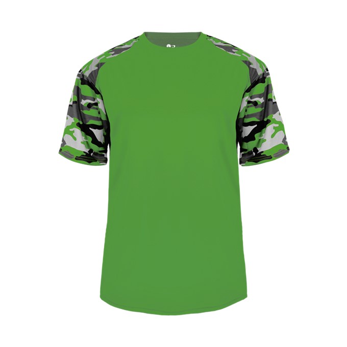 214100 Badger Sport Youth Camo Sport Tee