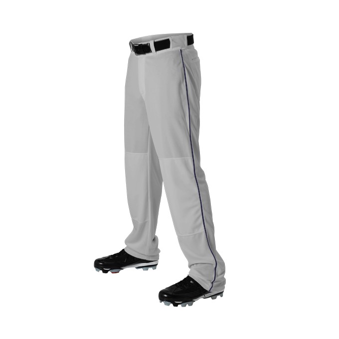 Pantalon De Baseball Don Alleson 605WLP - Homme - Gris - Large - Coupe Décontractée