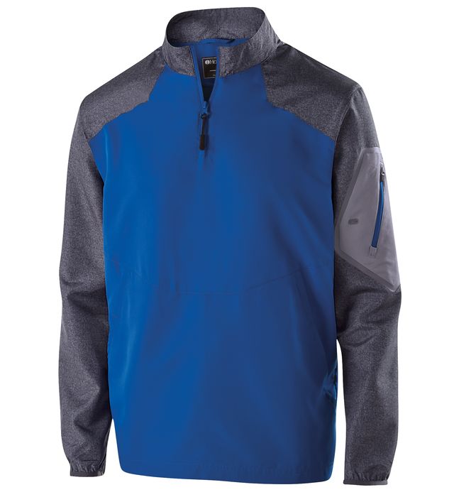 Holloway Men's Raider Quarter Zip Pullover - Lightweight Athletic Jacket With Media Port