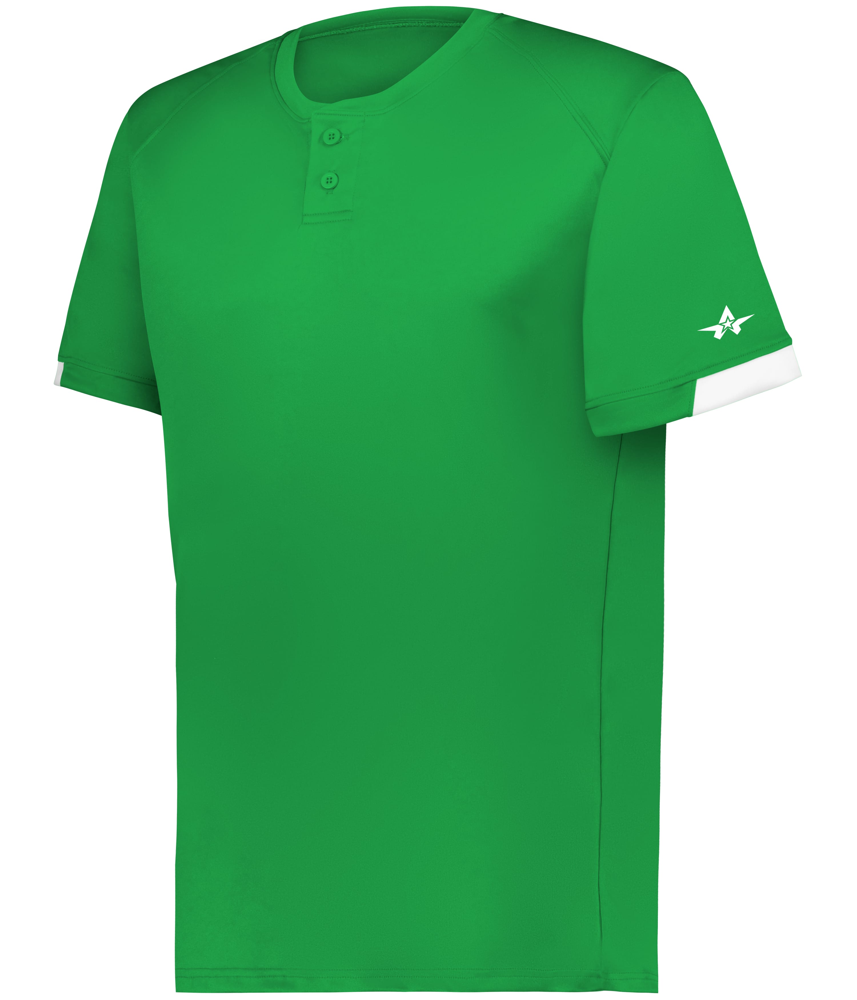 Alleson Athletic 295000 Youth On The Rise Two-Button Baseball Jersey
