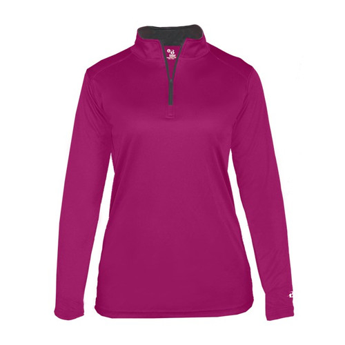 410300 Badger Sport Ladies B-Core 1/4 Zip Pullover