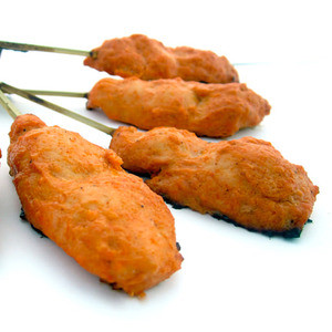 Chicken tender seasoned with yogurt, Tandoori paste, cayenne, cumin, cinnamon, and lemon juice and placed on a skewer.

 

Units/case: 100
