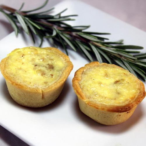 Savory Quiche shell filled with eggs, cream, swiss cheese and crisp bacon.


Units/case: 100
