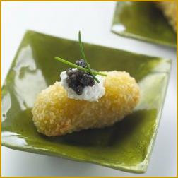 Stuffed potato croquette with truffle oil infused Yukon Gold mashed potatoes.       



Units/case: 100  
