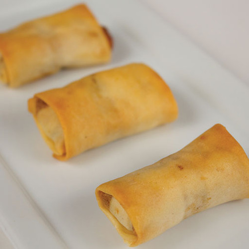 The Philly favprote om a spring roll: tender strips of marinated steak topped with melted cheese, loaded into a spring roll wrapper.


Units/case: 100
