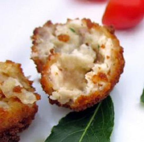 Bite sized tender chicken paired with smoked ham and Swiss cheese and lightly breaded.

Units/case: 100

