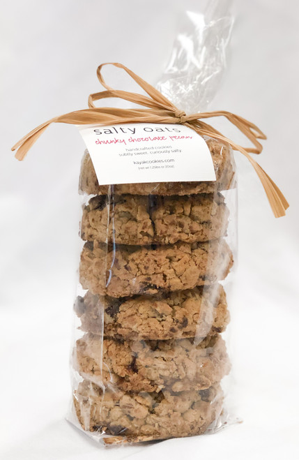 Kayak Cookies Chunky Chocolate Pecan Salty Oats, 6pk