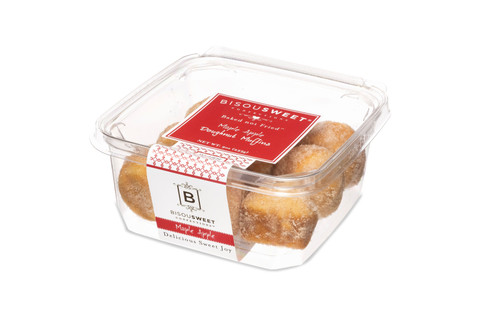 Bisousweet Maple Apple Doughnut Muffin, 9pk
