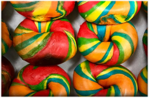 Davidovich - Large Rainbow Bagels