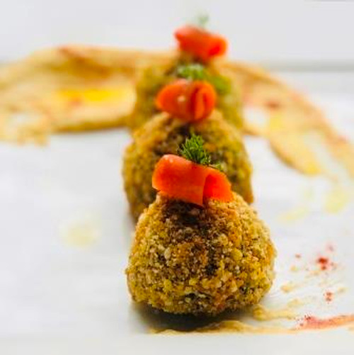 Quinoa & Zucchini Fritter, gluten-free