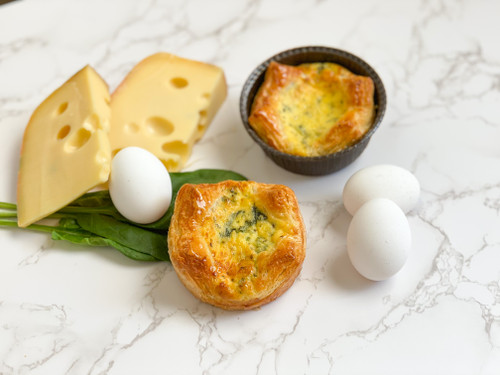 C'est Gourmet Spinach & Cheese Breakfast Souffle, RTB