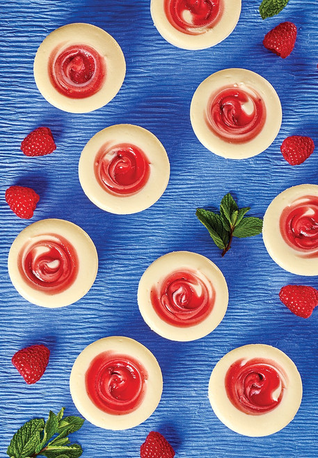 Junior's Cheesecake - Petites, 1.5 oz., Raspberry Swirl - GF*