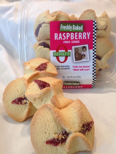 Ozioli's Italian Raspberry Pinch Cookies, 8oz