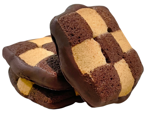 Oven Arts Chocolate Dipped Checkerboard Bulk Specialty Cookie