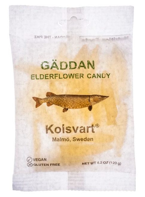 Italian Products Konfektyr Gaddan (Pike) Elderflower Swedish Fish