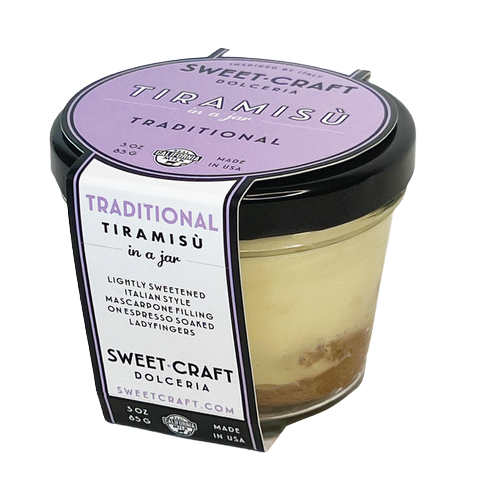 Sweet Craft Traditional Tiramisu in a Jar