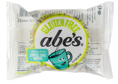 Abe's Vegan GLUTEN-FREE Coffee Cake One Big Muffin