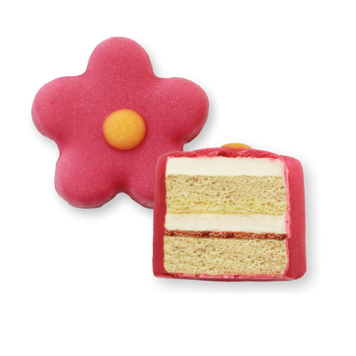 Delices Petits Lemon Raspberry Daisy Petit Four *Spring & Summer Seasonal*