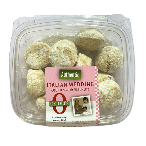 Ozioli's Italian Wedding Cookies with Walnuts, 10oz