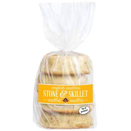 Stone & Skillet New England Style English Muffins, Stuffin’ Muffin *Seasonal*