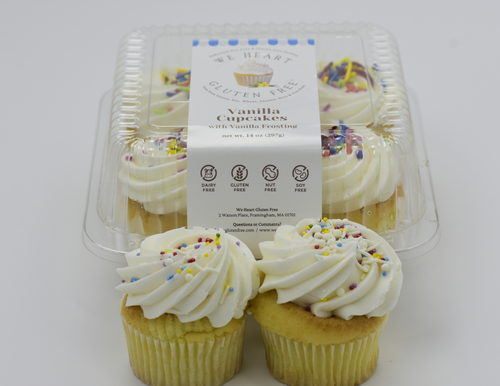 We Heart Gluten Free Vanilla Cupcakes
