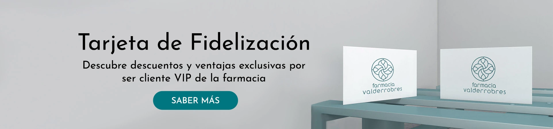 Tarjeta de fidelización en Farmacia Valderrobres