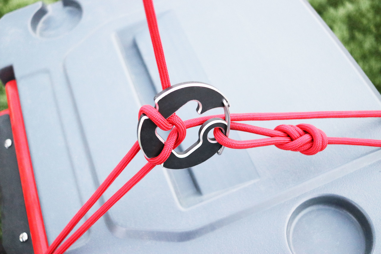 小物 L CARABINER (Blacknickel) B9757 PVD Black Matte, Carabiner, Solid Brass-LL - Buckleguy.com