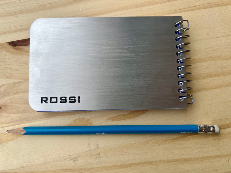 Aluminum Pocket Notebook Cover with LOGO