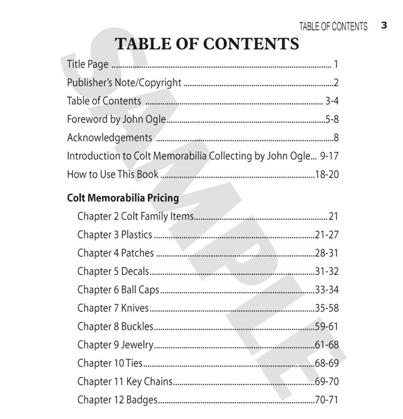 Buy The Book of Colt Memorabilia Pricing Guide
