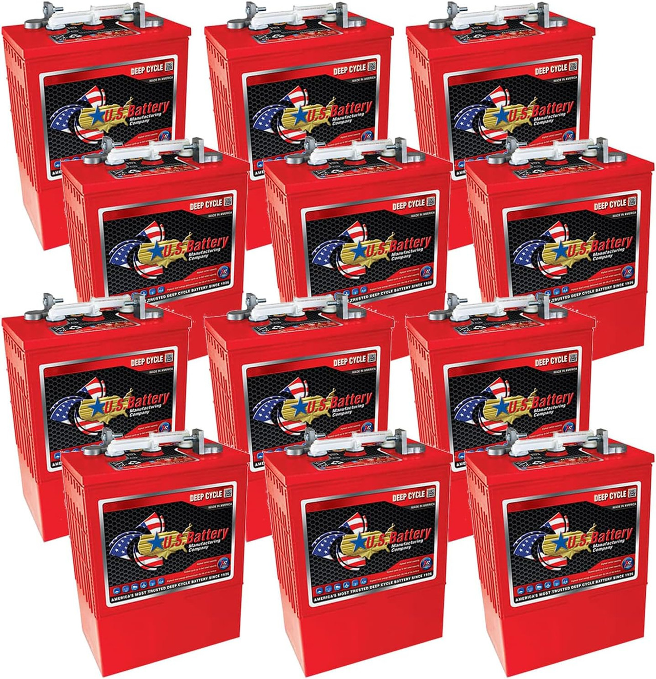50s calif ポッテリー US Battery USL16XC2 Battery 12 Pack | thebattery.com