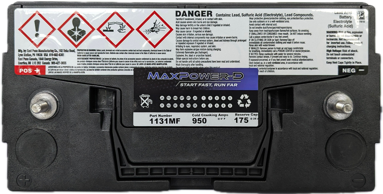 Maxpower-D 1131MF Battery | thebattery.com