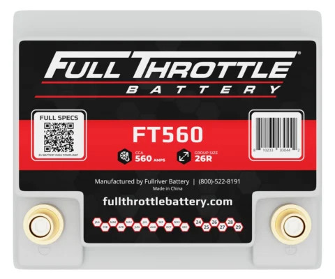 Fullriver FT560 Group 26R 44Ah 560 CCA Battery | thebattery.com