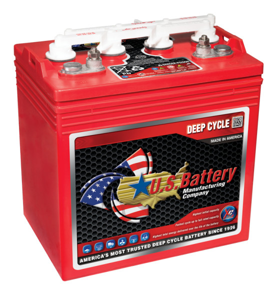U.S. Battery US-8VGC-XC2 8V 170Ah Deep Cycle Flooded Battery (Group GC8) - 8 Pack