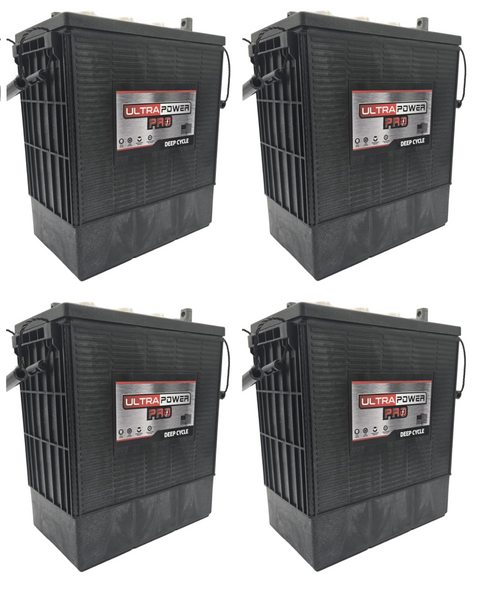 ULTRAPOWER Pro UPL16 6V 370Ah EUTR Flooded Lead Acid Battery (Group 903 L16) - 4 Pack