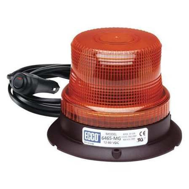 ECCO 6465A-MG Amber LED Beacon Light Magnetic Mount