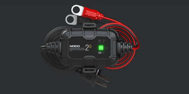 NOCO GENIUS2D Direct-Mount 6V/12V 2-Amp Smart Battery Charger