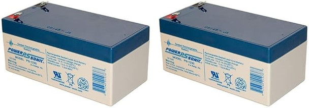 Power-Sonic PS-1230F1 12V 3Ah F1 Terminal Sealed Lead Acid (SLA) AGM Rechargeable Maintenance-free Battery