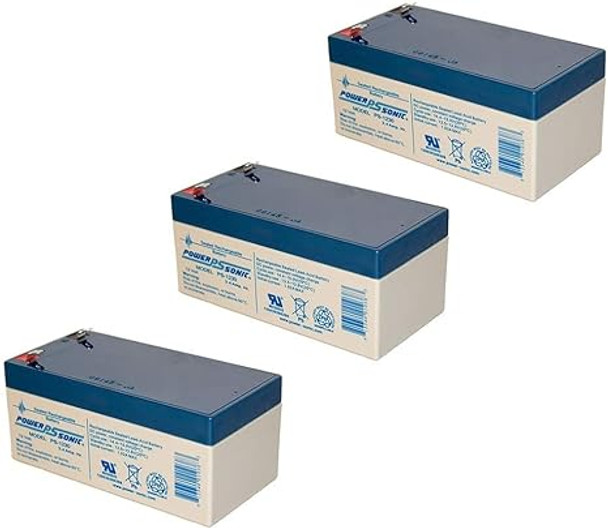 Power-Sonic PS-1230F1 12V 3Ah F1 Terminal Sealed Lead Acid (SLA) AGM Rechargeable Maintenance-free Battery