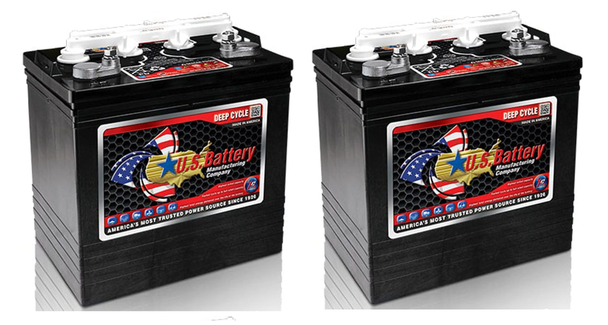 U.S. Battery US-8VGCE-XC2 8V 155Ah Deep Cycle Flooded Battery (Group GC8) - 2 Pack