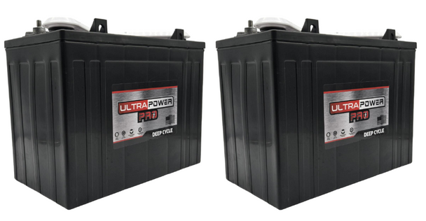 ULTRAPOWER Pro UPGC12 12V 145Ah ELP Flooded Lead Acid Battery (Group GC12) - 2 Pack