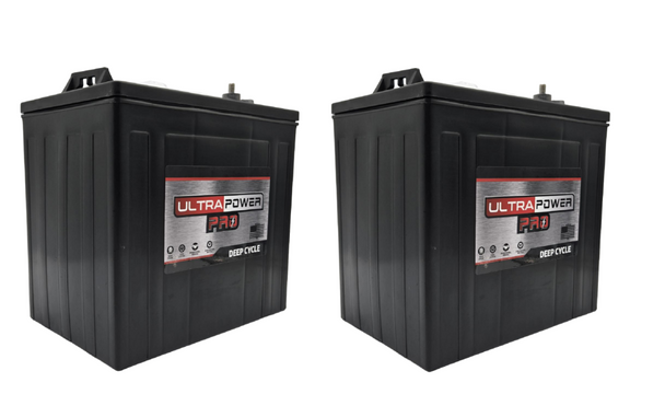 ULTRAPOWER Pro UPGC2 6V 220Ah ELP Flooded Lead Acid Battery (Group GC2) - 2 Pack