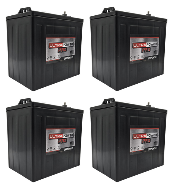 ULTRAPOWER Pro UPGC2-235 6V 235Ah ELP Flooded Lead Acid Battery (Group GC2) - 4 Pack