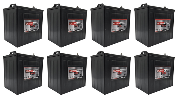 ULTRAPOWER Pro UPGC2-235 6V 235Ah ELP Flooded Lead Acid Battery (Group GC2) - 8 Pack