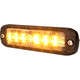 ECCO ED3802AW Directional LED Warning Light  - Amber/White - Surface Mount