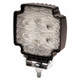 ECCO EW2101 Flood Light - Clear - Square - 1650 Lumens - Single-bolt Mount