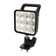ECCO EW2451 Flood Light - Clear - Square - 1300 Lumens - Pedestal Mount