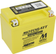 MotoBatt MBTX4U 12V 4.7 Ah 70 CCA NB Terminal Sealed Lead Acid (SLA) AGM Powersports Battery replaces YTX4L YTX4LBS YT4LBS YB4LA YB4LB