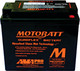MotoBatt MBTX20UHD 21Ah 330 CCA AGM Powersports Battery replaces YTX20HL