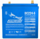 Fullriver DC224-6 6V 224 Ah 900 CCA Deep Cycle AGM Battery (Group GC2)