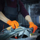 Outrageous Orange 8 mil Disposable Powder-Free Nitrile Gloves - Orange, 1000 Count